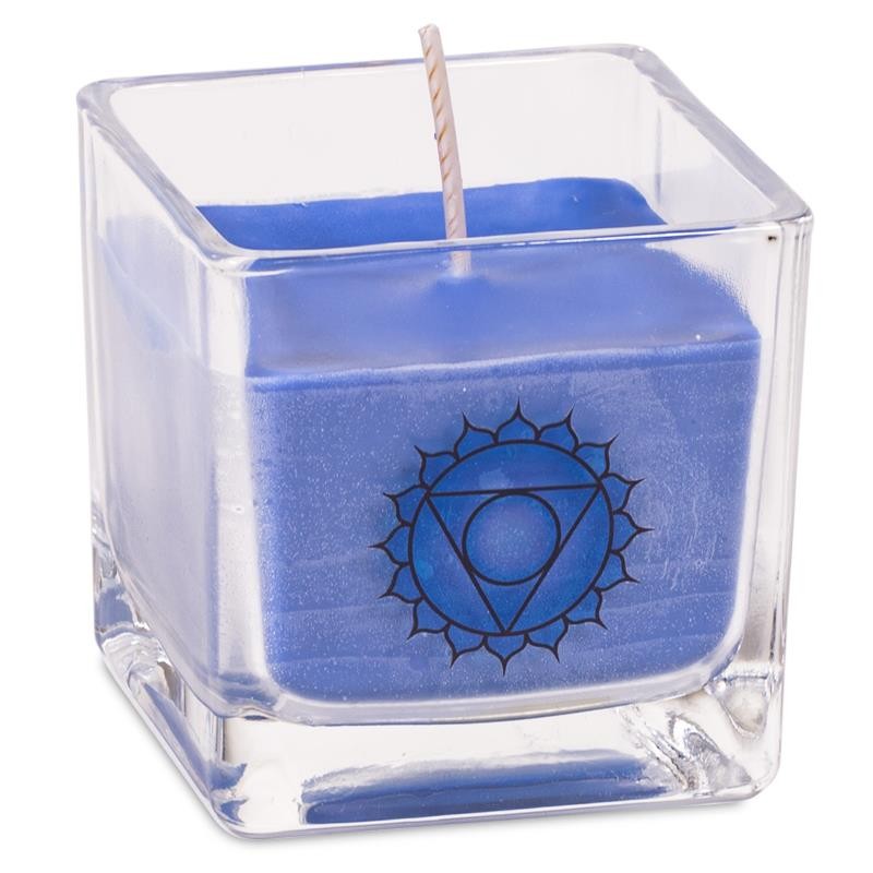 Ekologiška rapsų vaško kvepianti žvakė "Vishuddha chakra" Ekologiška rapsų vaško kvepianti žvakė "Vishuddha chakra"