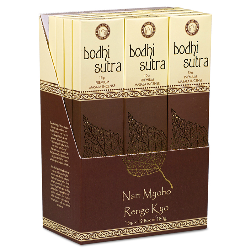 Smilkalų lazdelės Masala Bodhi Sutra, 15g Smilkalų lazdelės Masala Bodhi Sutra, 15g