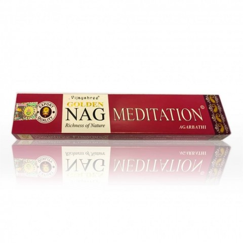 Ароматические палочки Nag Meditation Golden, Vijayshree, 15г