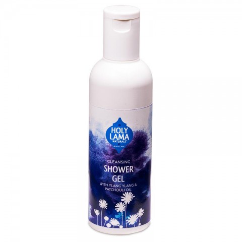 Ayurvedic cleansing shower gel with ylang ylang and patchouli oils CLEANSING, Holy Lama, 200ml