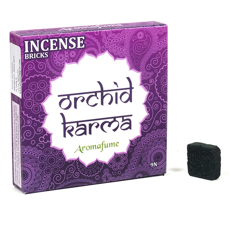 Smilkalų kaladėlės ORCHID KARMA, Aromafume Smilkalų kaladėlės ORCHID KARMA, Aromafume