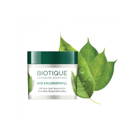 Гель для лица от прыщей с хлорофиллом Bio Chlorophyll Anti-Acne Gel, Biotique, 50г