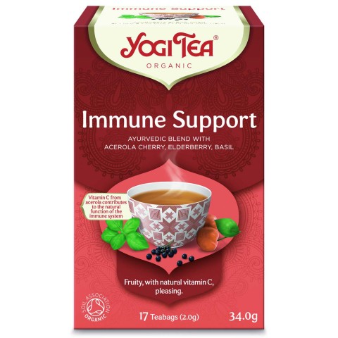 Prieskoninė arbata Immune Support, Yogi Tea, 17 pakelių