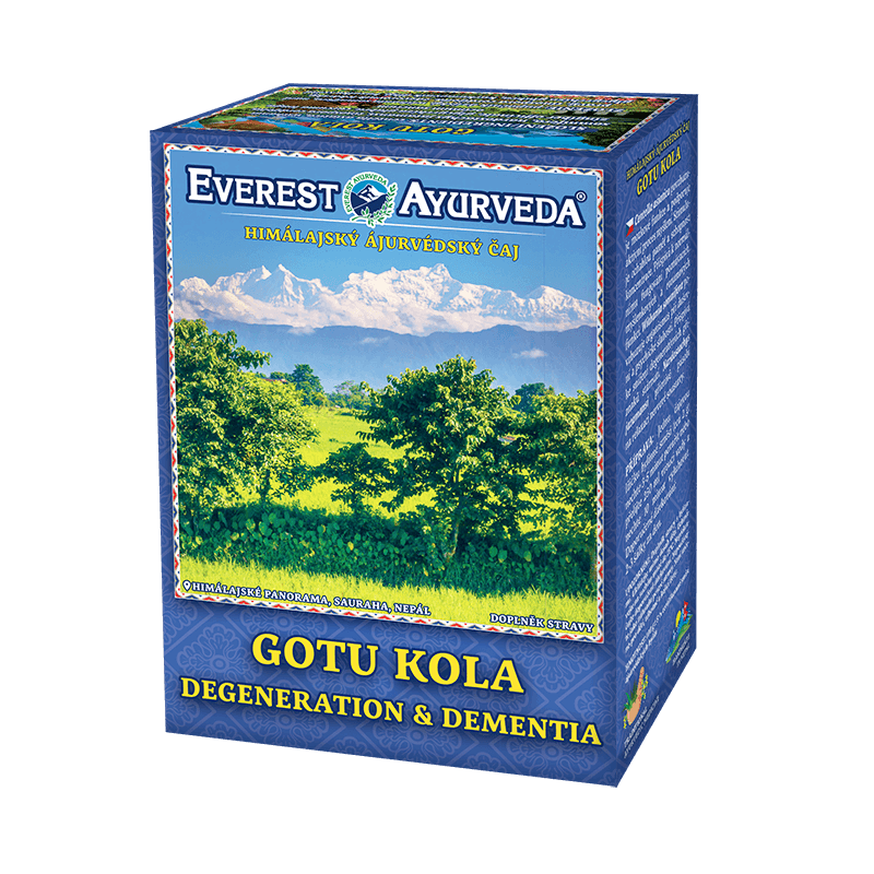 Ajurvedinė Himalajų arbata Gotu Kola, biri, Everest Ayurveda, 100g