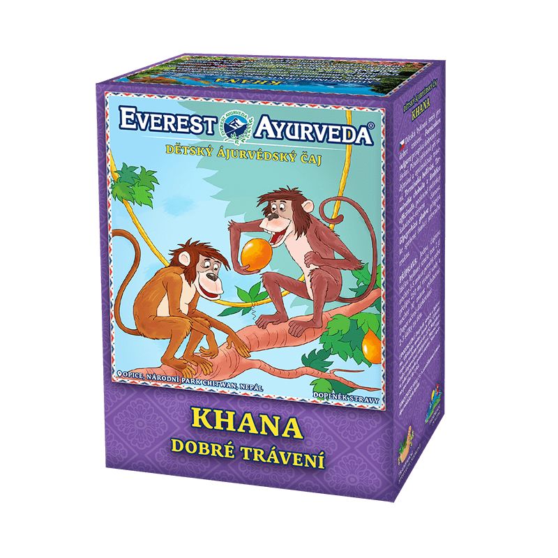 Ajurvedinė arbata vaikams "KHANA", biri, Everest Ayurveda, 100g Ajurvedinė arbata vaikams "KHANA", biri, Everest Ayurveda, 100g