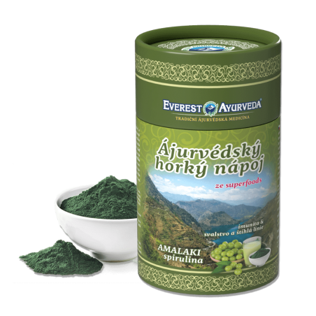 Ajurvedinis gėrimas AMLA SPIRULINA, Everest Ayurveda, 100g