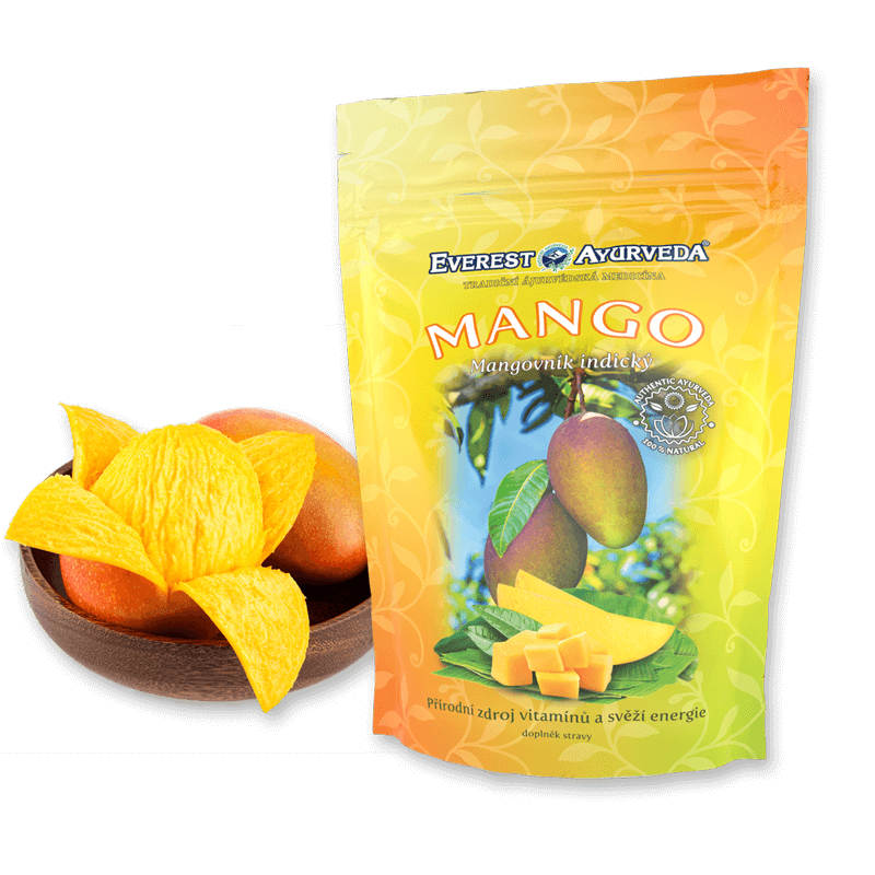 Džiovinti mangų vaisiai MANGO, Everest Ayurveda, 100g
