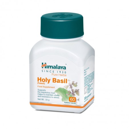 Maisto papildas Holy Basil (Tulasi), Himalaya, 60 kapsulių