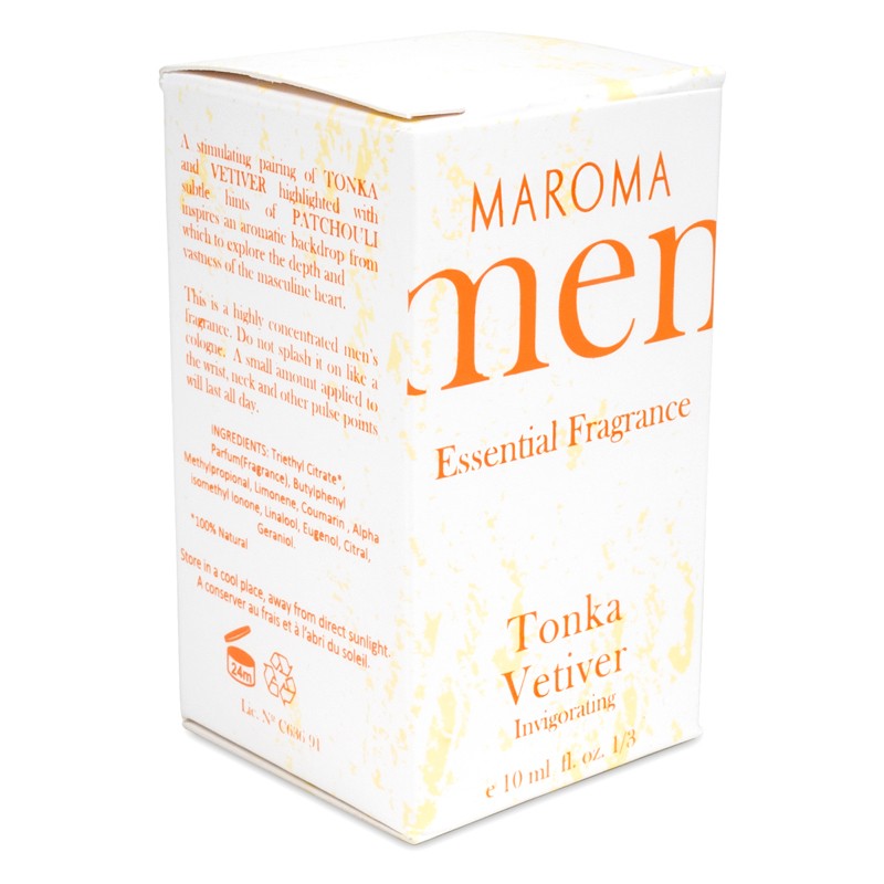 Kvepalai vyrams Tonka Vetiver, Maroma, 10 ml