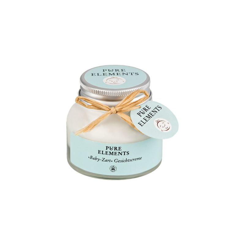 Švelnus maitinantis kremas veidui Baby, Pure Elements, 50ml