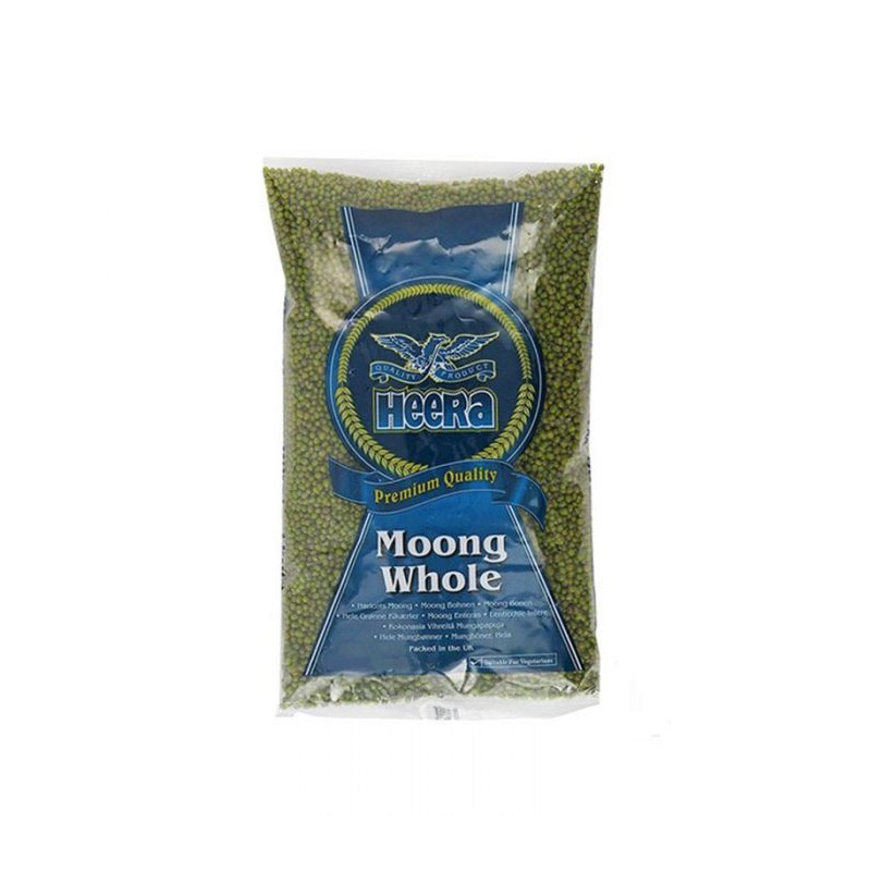 Spindulinės (mung) pupuolės, neskaldytos, Heera, 500g Spindulinės (mung) pupuolės, neskaldytos, Heera, 500g