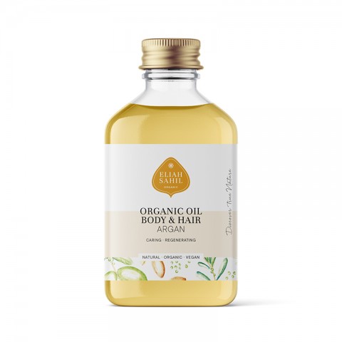 Organic hair and body oil Argan, Eliah Sahil, 100ml