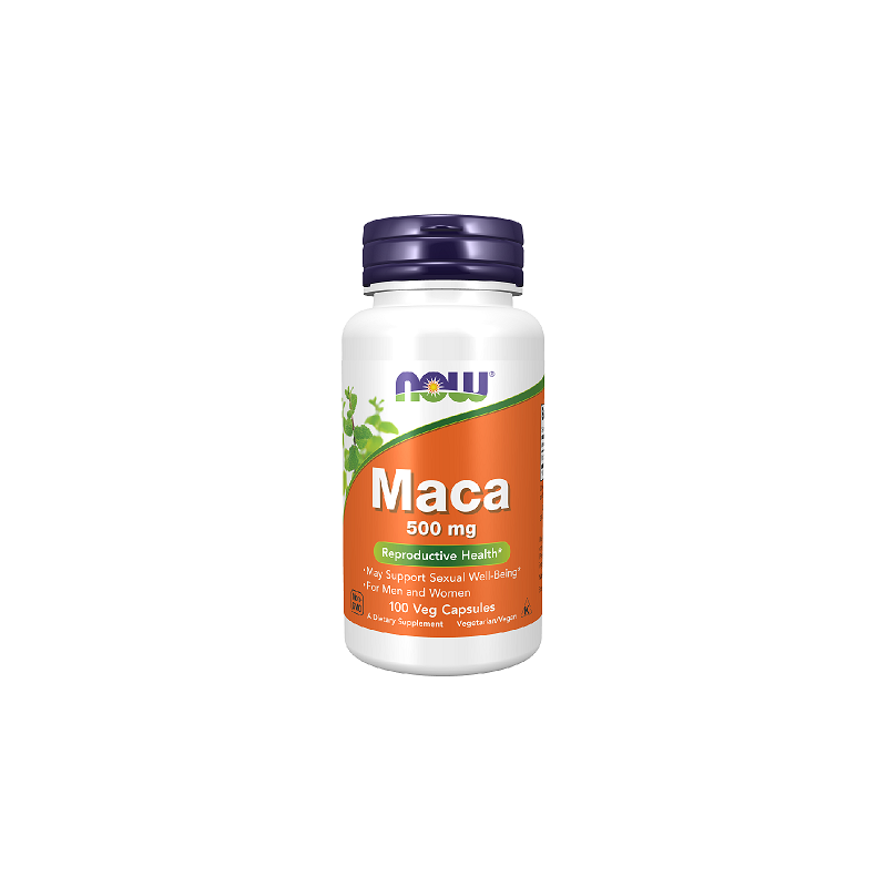 Food supplement Maca 500mg, NOW, 100 capsules