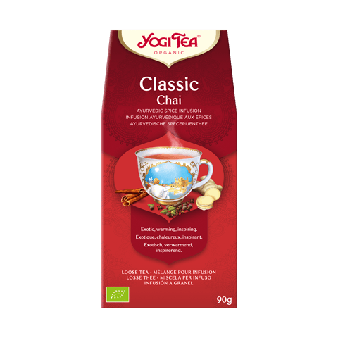 Klasikinė ajurvedinė jogų arbata, ekologiška, biri, Yogi Tea, 90g