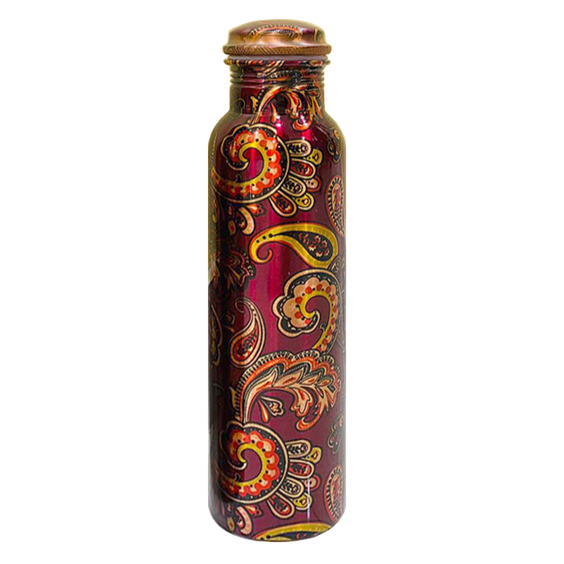 Varinė gertuvė - butelis Bordo Print, 900 ml Varinė gertuvė - butelis Bordo Print, 900 ml
