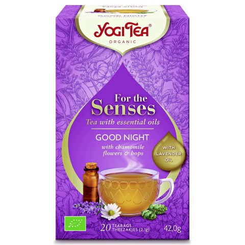 Tea with essential oils Good Night, Yogi Tea, 20 packets