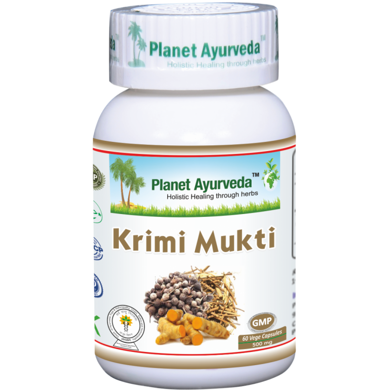 Maisto papildas Krimi Mukti, Planet Ayurveda, 60 kapsulių Maisto papildas Krimi Mukti, Planet Ayurveda, 60 kapsulių