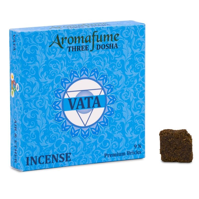 Smilkalų kaladėlės Vata Dosha, Aromafume, 40g Smilkalų kaladėlės Vata Dosha, Aromafume, 40g