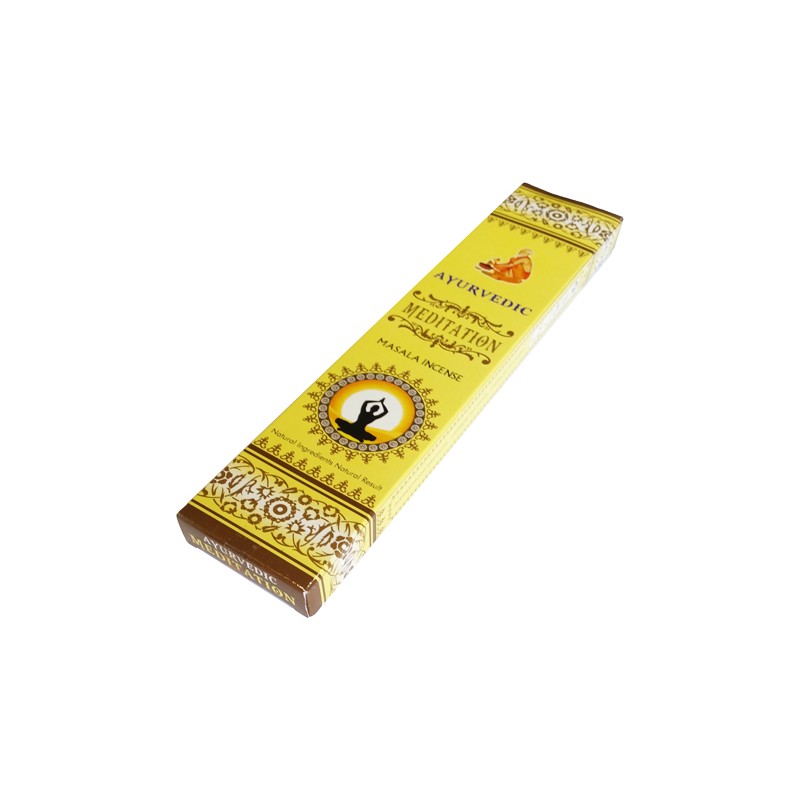 Smilkalų lazdelės Meditation Masala, Ayurvedic,15 g Smilkalų lazdelės Meditation Masala, Ayurvedic,15 g