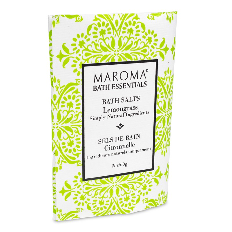 Vonios druska su citrinžole Lemongrass, Maroma, 60g Vonios druska su citrinžole Lemongrass, Maroma, 60g