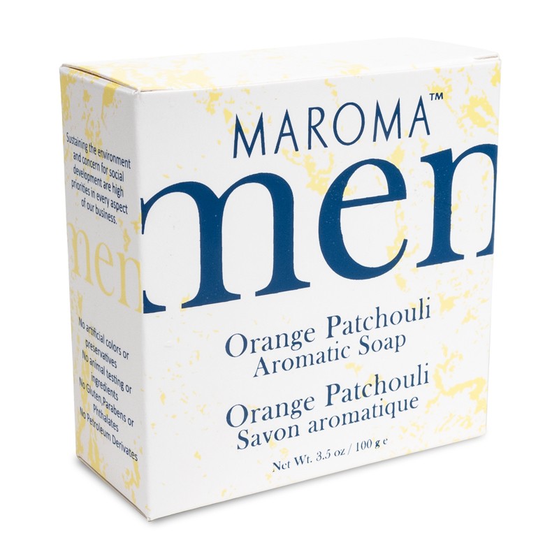 Vyriškas muilas su pačiuliu ir apelsinu Orange Patchouli, Maroma, 100g Vyriškas muilas su pačiuliu ir apelsinu Orange Patchouli, Maroma, 100g