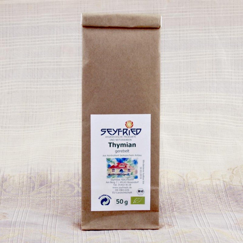 Čiobreliai, smulkinti, ekologiški, Seyfried, 50g Čiobreliai, smulkinti, ekologiški, Seyfried, 50g