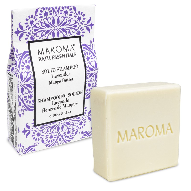 Kietas šampūnas Lavender, Maroma, 100g Kietas šampūnas Lavender, Maroma, 100g