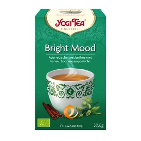 Prieskoninė arbata nuotaikai Bright Mood, Yogi Tea, ekologiška, 17 pakelių