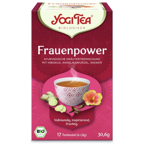 Prieskoninė arbata moterims Women's Energy, Yogi Tea, ekologiška, 17 pakelių