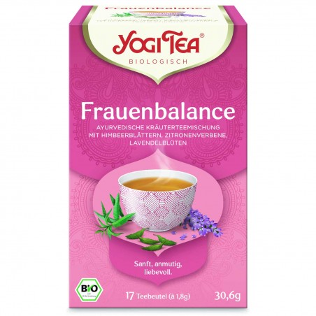 Prieskoninė arbata moterims Women's Balance, Yogi Tea, 17 pakelių