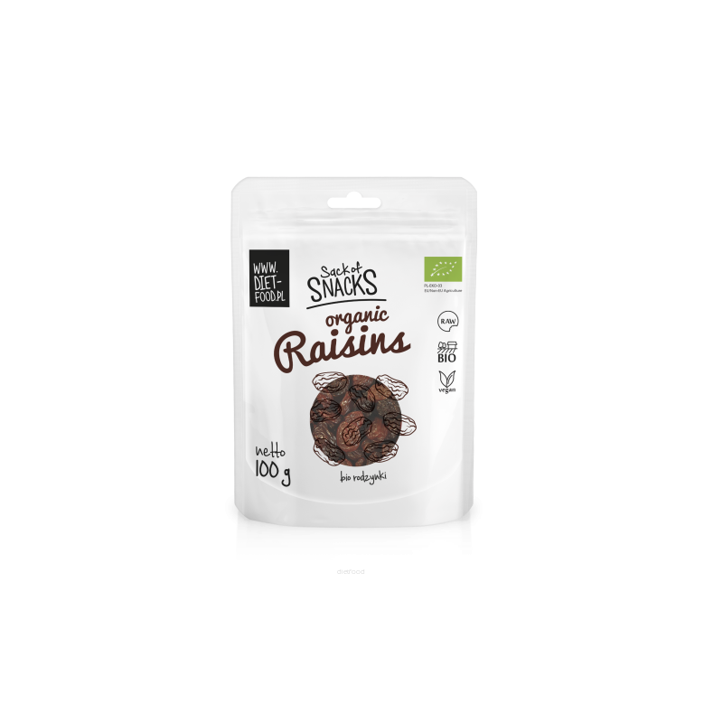 Razinos Sultana, ekologiškos, Diet Food, 100g Razinos Sultana, ekologiškos, Diet Food, 100g