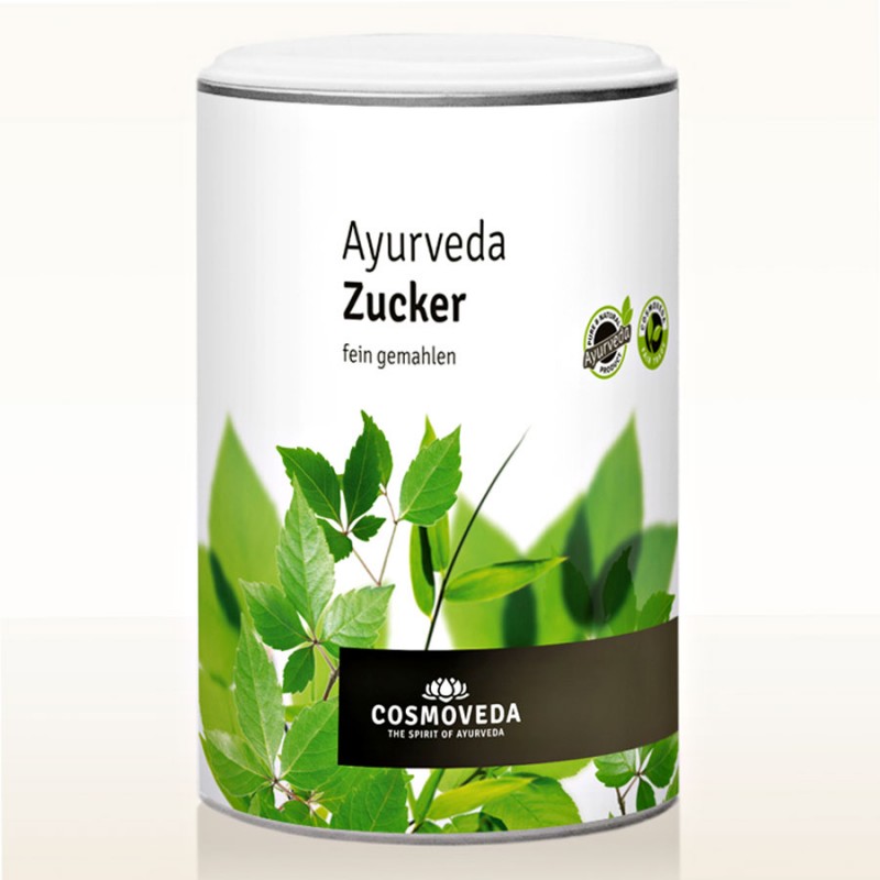 Ajurvedinė ekologiška cukraus pudra, Cosmoveda, 200 g Ajurvedinė ekologiška cukraus pudra, Cosmoveda, 200 g