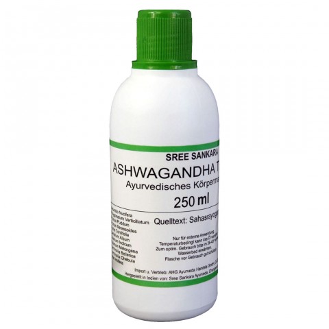 Massage oil Ashwagandha Thailam, Sree Sankara, 250 ml