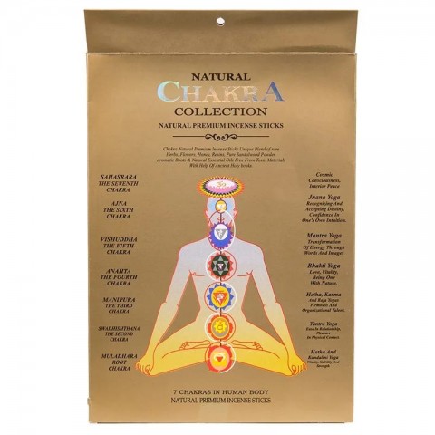 Chakra Incense Sticks Set 7 Chakra Collection, 15g