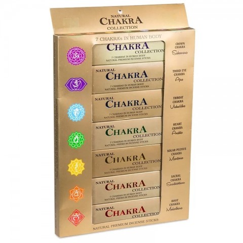 Набор ароматических палочек для чакр 7 Chakra Collection, 15г