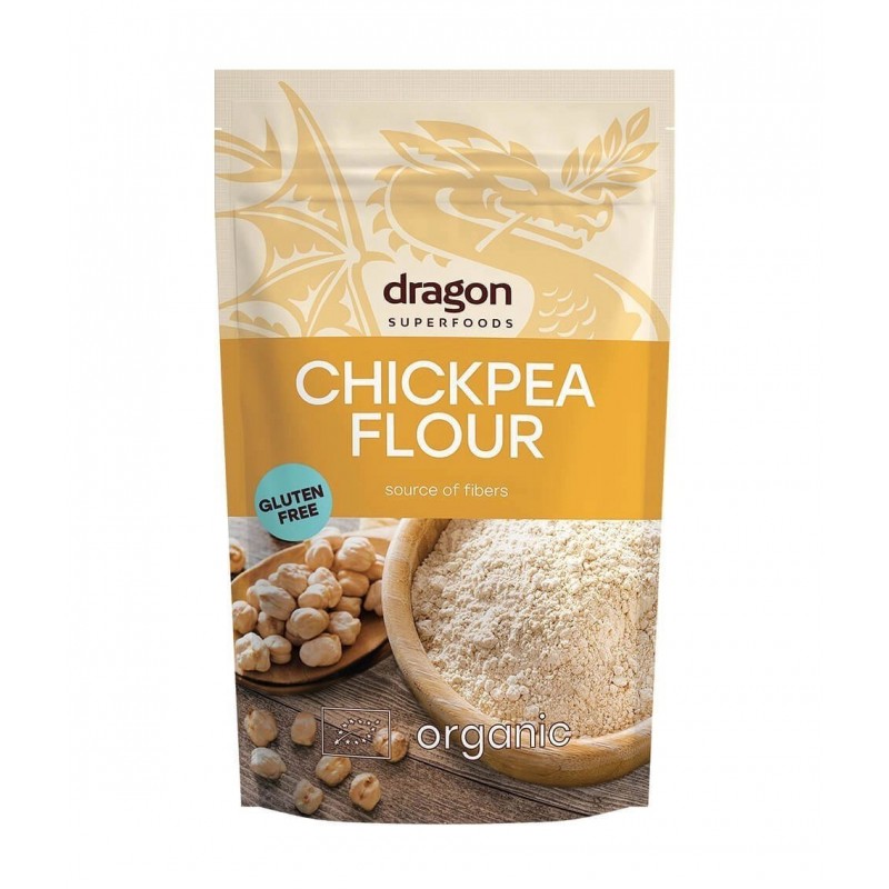 Avinžirnių miltai, ekologiški, Dragon Superfoods, 200g Avinžirnių miltai, ekologiški, Dragon Superfoods, 200g