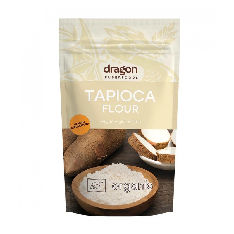Tapijokos miltai, ekologiški, Dragon Superfoods, 200g Tapijokos miltai, ekologiški, Dragon Superfoods, 200g
