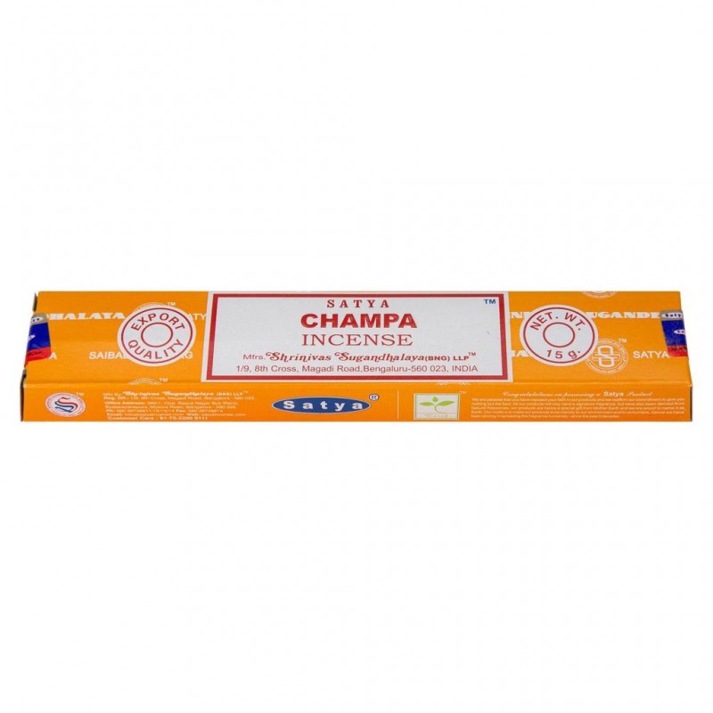 Smilkalų lazdelės Champa, Satya, 15 g Smilkalų lazdelės Champa, Satya, 15 g