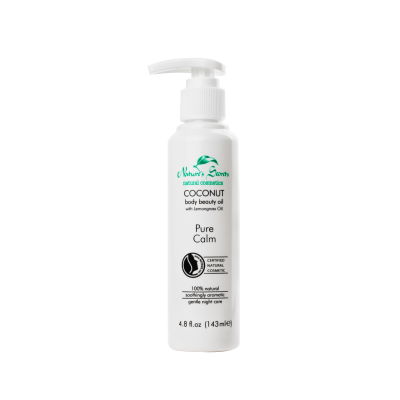 Raminamasis kūno aliejus su citrinžole Pure Calm, Natures Secrets, 143ml Raminamasis kūno aliejus su citrinžole Pure Calm, Natures Secrets, 143ml