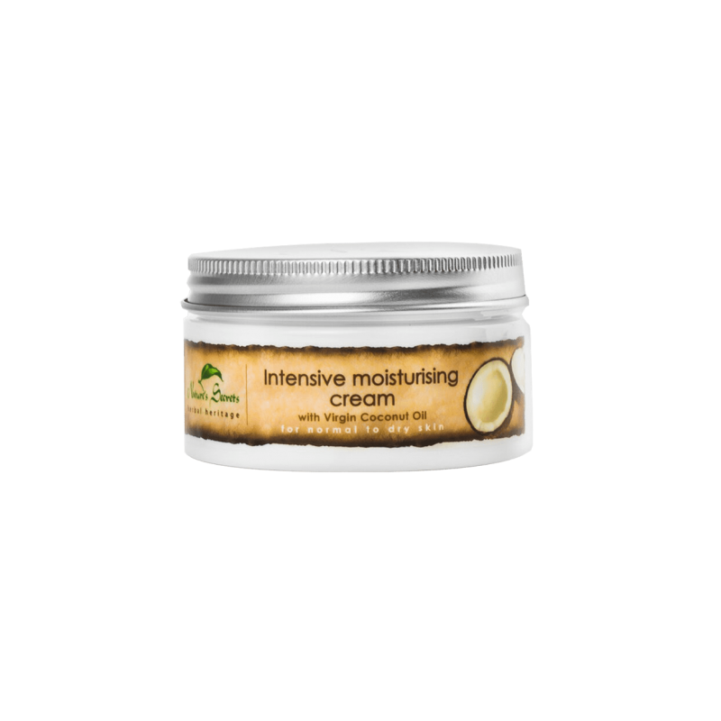 Intensyvaus poveikio drėkinamasis veido kremas su kokosų aliejumi Intensive Moisturing, Natures Secrets, 100ml Intensyvaus poveikio drėkinamasis veido kremas su kokosų aliejumi Intensive Moisturing, Natures Secrets, 100ml