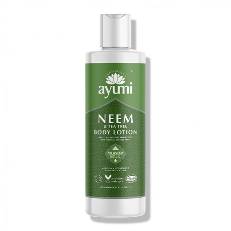 Kūno losjonas su nimbamedžiu Neem & Tea Tree, Ayumi, 250 ml