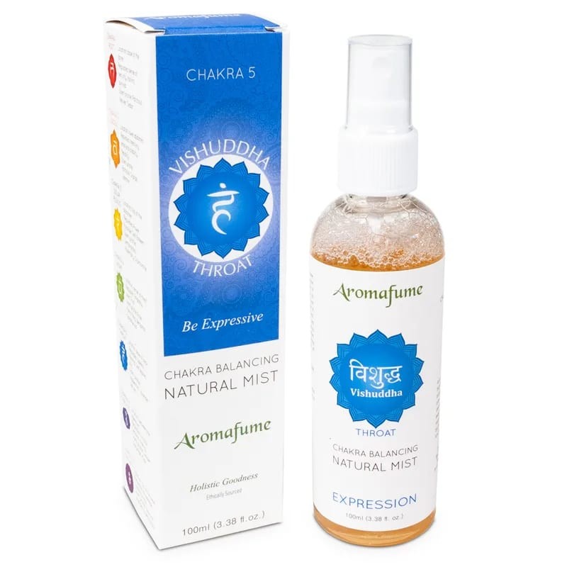Purškiamas oro gaiviklis Vishuddha 5th Chakra, Aromafume, 100ml Purškiamas oro gaiviklis Vishuddha 5th Chakra, Aromafume, 100ml