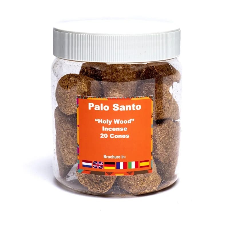 Kūginiai pjuvenų smilkalai Palo Santo Sacred Wood, Yogi&Yogini, 20 vnt. Kūginiai pjuvenų smilkalai Palo Santo Sacred Wood, Yogi&Yogini, 20 vnt.