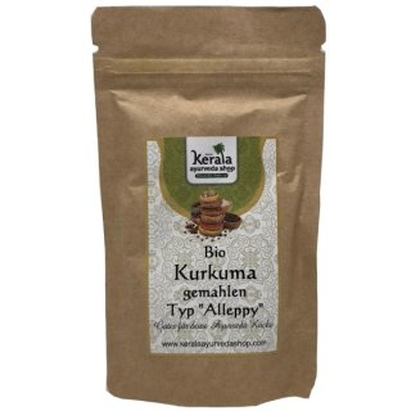 Ciberžolė (kurkuma), ekologiška, Kerala Ayurveda, 50g