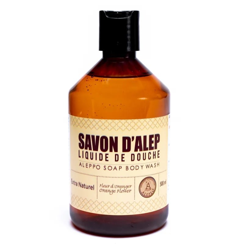 Dušo gelis su apelsinų žiedais Orange Blossom, Alepeo, 500ml Dušo gelis su apelsinų žiedais Orange Blossom, Alepeo, 500ml