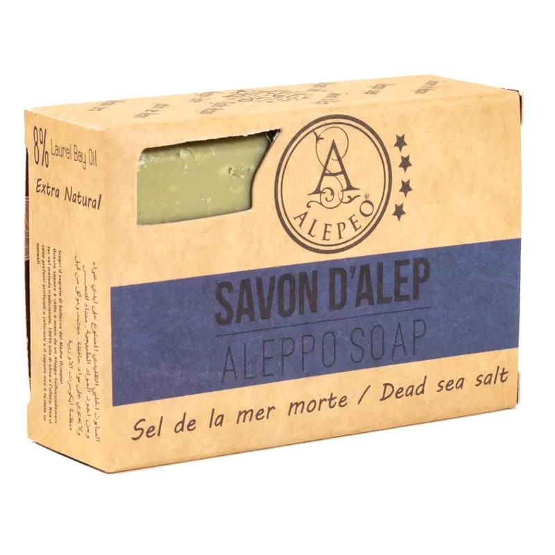 Muilas su negyvosios jūros druska Dead Sea Salt, Alepeo, 100g Muilas su negyvosios jūros druska Dead Sea Salt, Alepeo, 100g