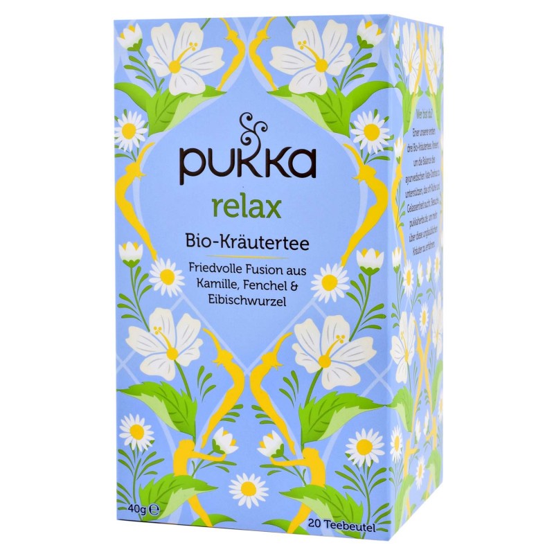 Raminanti arbata Relax, ekologiška, Pukka, 20 pakelių Raminanti arbata Relax, ekologiška, Pukka, 20 pakelių