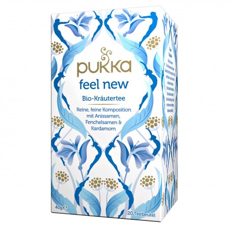 Травяной чай Feel New, Pukka, 20 пакетиков