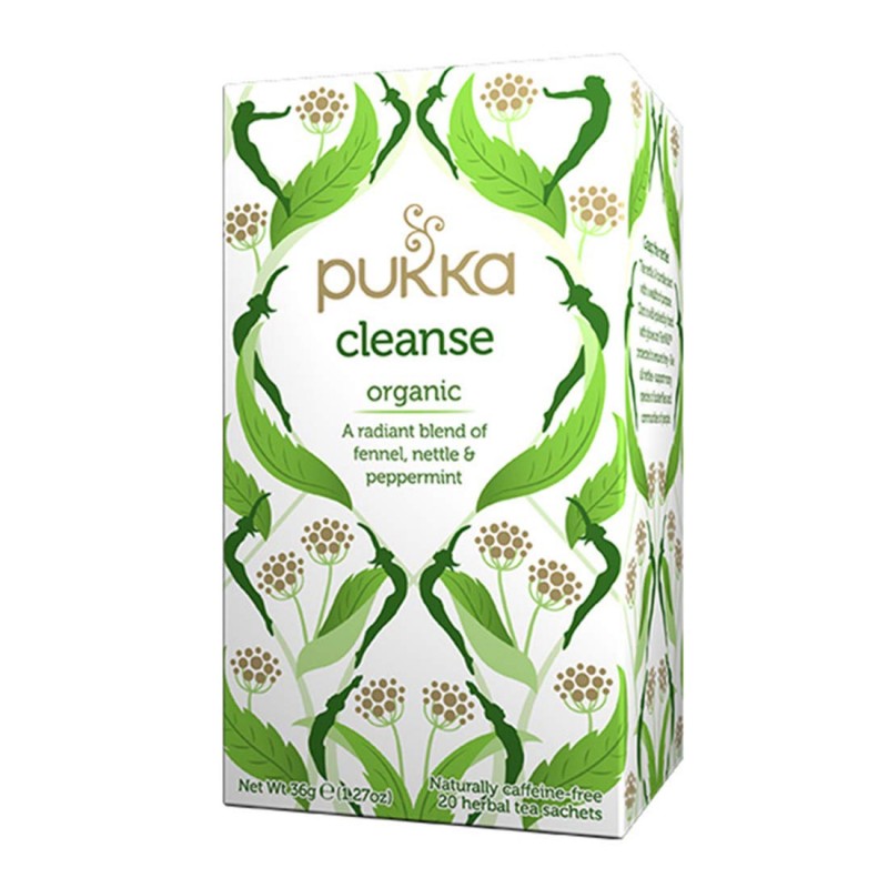 Valanti arbata Cleanse, ekologiška, Pukka, 20 pakelių Valanti arbata Cleanse, ekologiška, Pukka, 20 pakelių