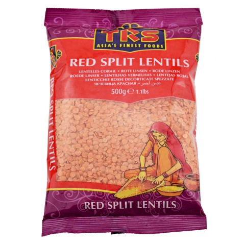 Red split lentils Masoor Dal, TRS, 500 g